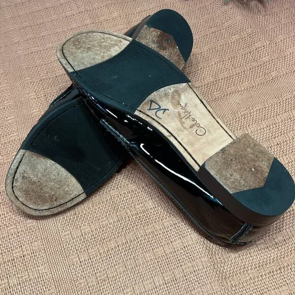 Cole Haan Monochrome Black Patent Leather Penny Loafers D26124, Size: 8 1/2 B - Picture 6 of 6